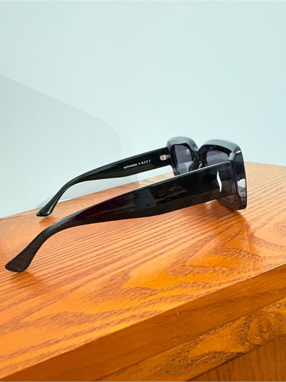 SEPHORA x DIFF Eyewear Black Square Sunglasses Limited Edition - Picture 4 of 10